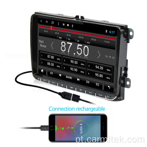 2Din Android Car Radio Para VW